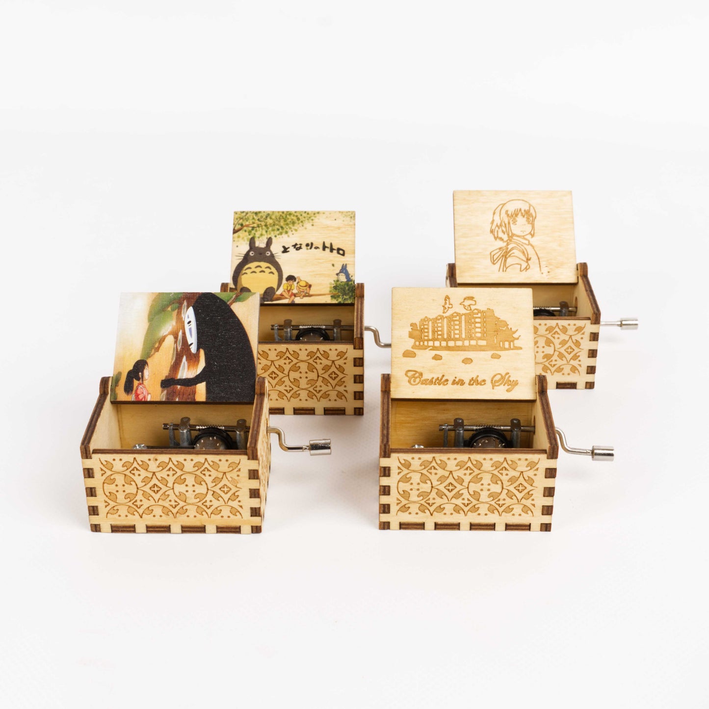 Wind-Up Music Box Wooden