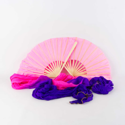 Silk Veil Fans - pair