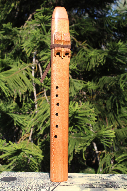 E Minor Silky Oak Drone Flute 432Hz