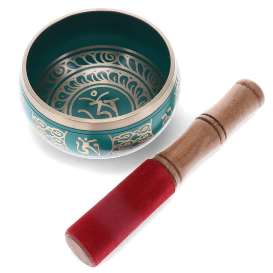 Green Tibetan Singing Bowl