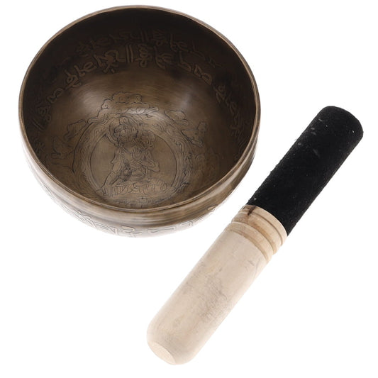 Hand Beaten Tara Tibetan Singing Bowl